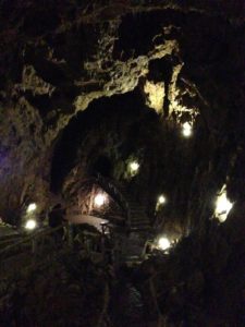 Grotte De Dinant - Inside the cave. It takes about an hour to complete the tour inside the cave.