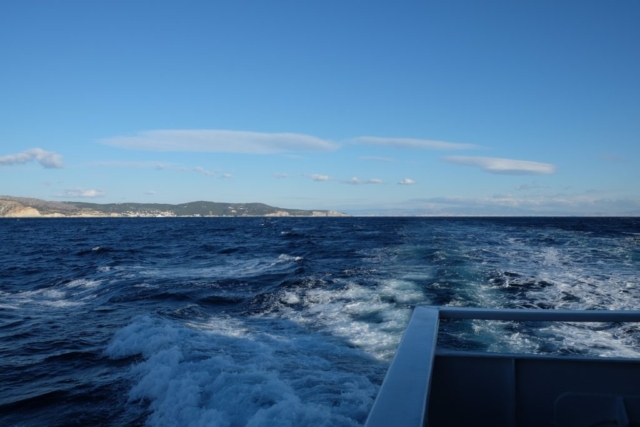 On the way to island of Hydra, Athens, Greece