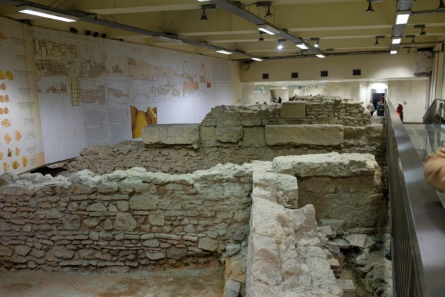 Basement of Monastiraki Metro Station, Athens, Greece