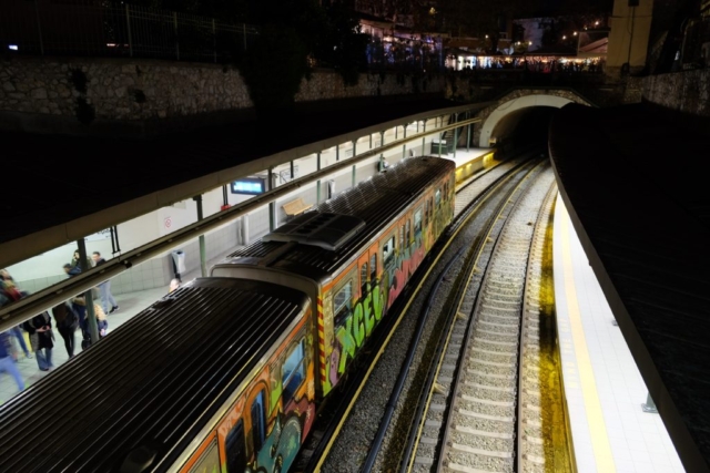 Monastiraki Metro Station, Athens, Greece