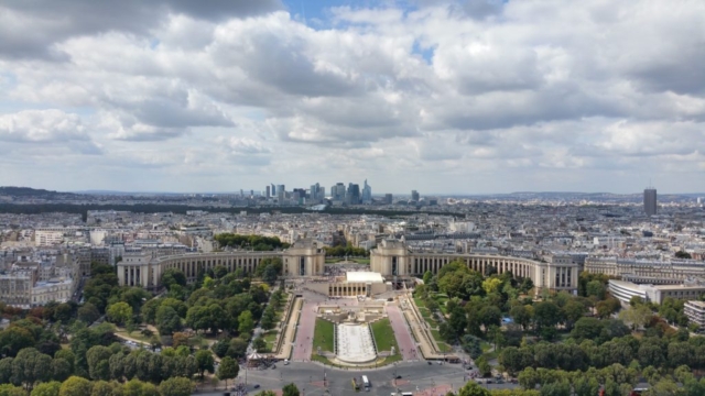 View from top of Eiffel tower