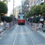 Vintage tram at Kadikoy